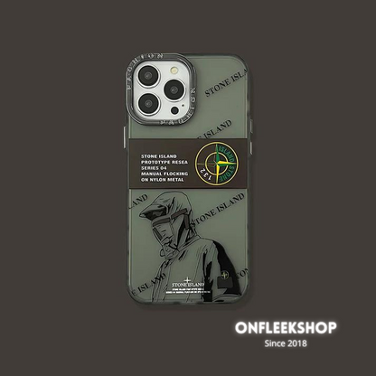 Onfleek™ x Stone Island Iphone-fodral